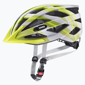 Шолом велосипедний UVEX Air Wing CC grey / lime matt