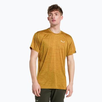 Чоловіча футболка Salewa Puez Melange Dry золотисто-коричнева