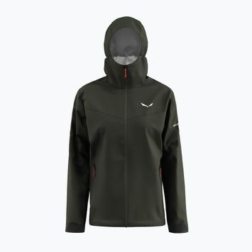 Жіноча дощовик Salewa Puez Aqua 4 PTX 2.5 л темно-оливковий