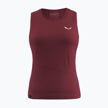 Жіночий трекінговий топ Salewa Puez Sporty Dry Tank синього кольору