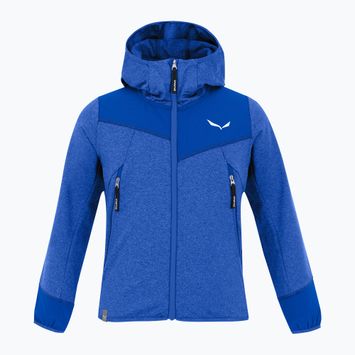 Електрична дитяча трекінгова кофта Salewa Agner Melange PL FZ Hoody з капюшоном