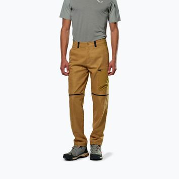Чоловічі трекінгові штани Salewa Puez Hemp/Dst 2/1 золотисто-коричневі