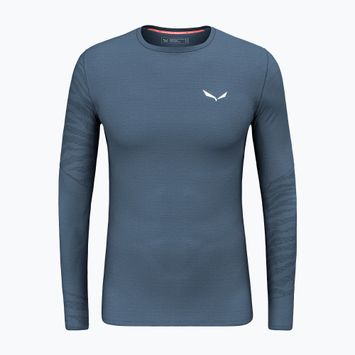 Лонгслів термічний чоловічий Salewa Cristallo Warm AMR dark denim