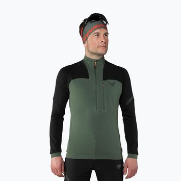 Чоловічий світшот DYNAFIT Speed Polartec 1/2 Zip чорний/чебрець