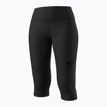 Легінси для бігу жіночі DYNAFIT Alpine 3/4 black out