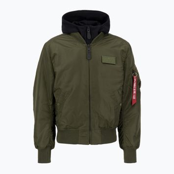 Куртка чоловіча Alpha Industries MA-1 D-Tec dark green / black