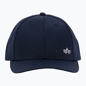 Кепка чоловіча Alpha Industries Metal Label rep blue/chrome