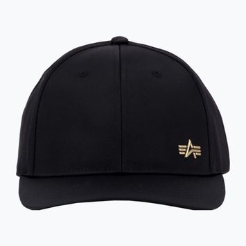 Кепка чоловіча Alpha Industries Metal Label black/shiny gold