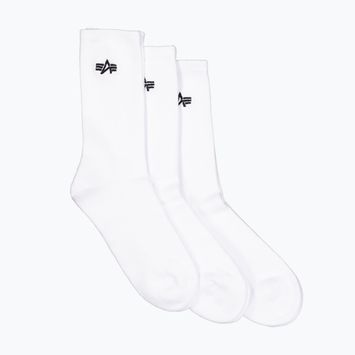 Шкарпетки чоловічі Alpha Industries Basic 3 пари white