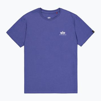 Чоловіча нічна фіолетова футболка Alpha Industries Basic Small Logo