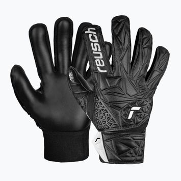 Reusch Attrakt Starter Solid Finger Support Junior воротарські рукавиці чорні