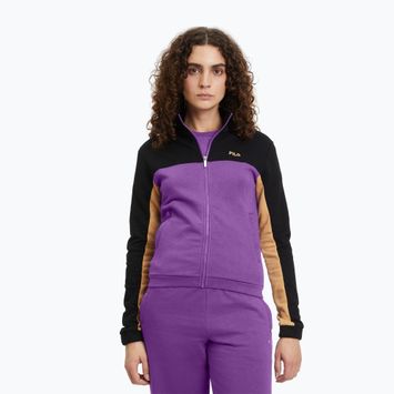 Кофта жіноча FILA Bruckberg Track black royal purple iced coffe