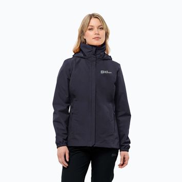 Куртка протидощова жіноча Jack Wolfskin Stormy Point 2L graphite