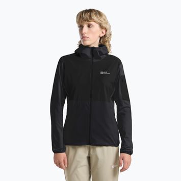 Кофта флісова жіноча Jack Wolfskin Prelight Trail Hoody black