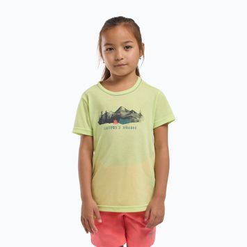 Футболка дитяча Jack Wolfskin Hiking Graphic T print cool matcha