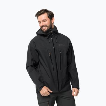 Куртка дощовик чоловіча Jack Wolfskin Kammweg 3L Jkt M сіра 1115831