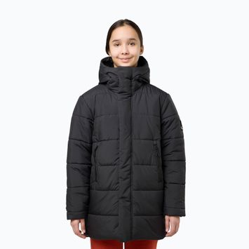 Куртка утеплена дитяча Jack Wolfskin Teen Ins Long granite black