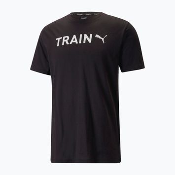 Футболка тренувальна чоловіча PUMA Graphic Tee Training чорна 523414 01