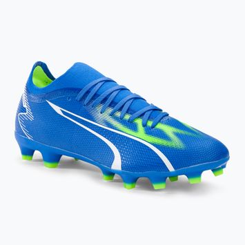 Футбольні бутси чоловічі PUMA Ultra Match Fg/Ag ultra blue/puma white/pro green