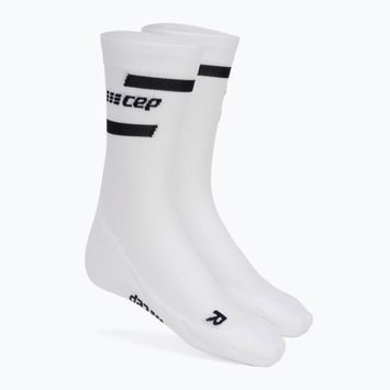 Шкарпетки компресійні бігові чоловічі CEP 4.0 Mid Cut white
