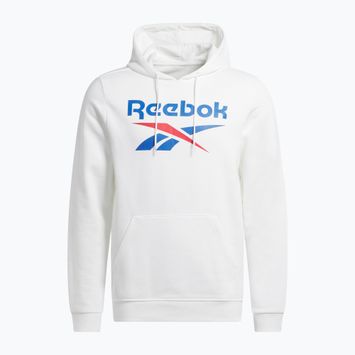 Чоловіча толстовка з флісу Reebok Reebok Identity з великим логотипом біла