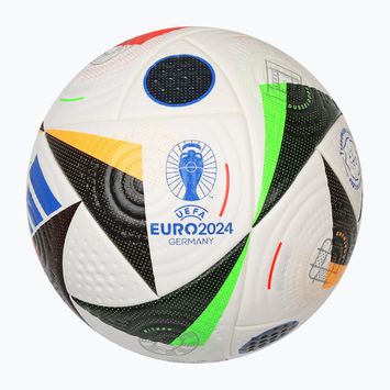 М'яч Adidas Fussballiebe Pro white/black/glow blue розмір 5