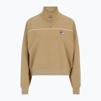 Кофта жіноча FILA Liebau Aop Half Zip cornstalk pepita aop