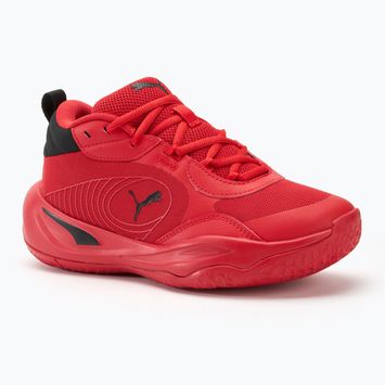 Кросівки для баскеболу дитячі PUMA Playmaker Pro JR for all time red/puma black