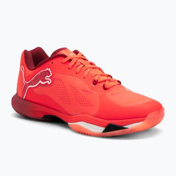 Кросівки гандбольні PUMA Vantage Nitro glowing red / puma white / dark crimson / puma black