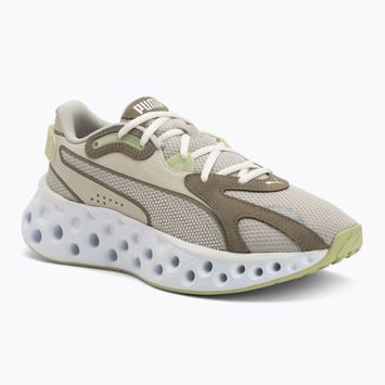 Бігові кросівки PUMA Softride Frequence фісташково-зелені / оксамитовий мох / теплі білі