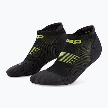 Шкарпетки компресійні чоловічі CEP Run No Show 5.0 black/lime