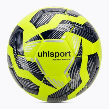 М'яч футбольний uhlsport 350 Lite Addglue fluo yellow/navy/silver розмір 4