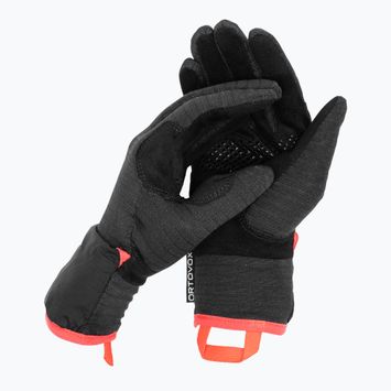 Рукавиці для скітуру жіночі ORTOVOX Fleece Grid Cover black raven