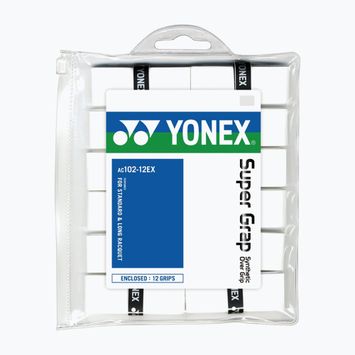 Обгортки для бадмінтонних ракеток YONEX AC 102-12 12 шт. white
