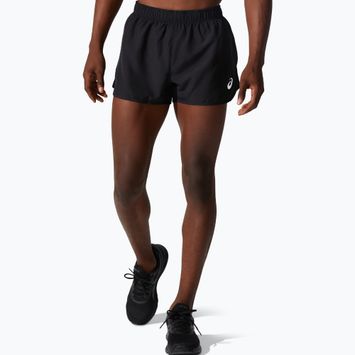 Чоловічі бігові шорти ASICS Core Split Short performance чорного кольору