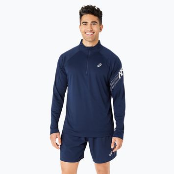 Кофта для бігу чоловіча ASICS Icon 1/2 Zip performance blue expanse