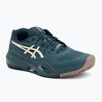 Чоловічі тенісні кросівки ASICS Gel-Resolution X Clay саксонський зелений / береза