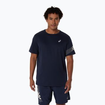 Футболка для бігу чоловіча ASICS Icon SS Top midnight