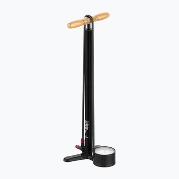 Велосипедний насос Lezyne Steel HV Floor Drive 3.5 100psi плоский чорний