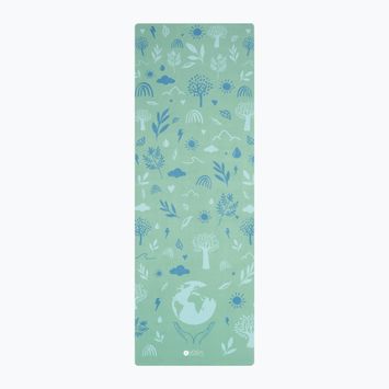 Килимок для йоги Yoga Design Lab green Earth 3.5 мм green