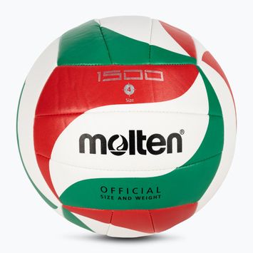 М'яч для волейболу Molten V4M1500 white/green/red розмір 4