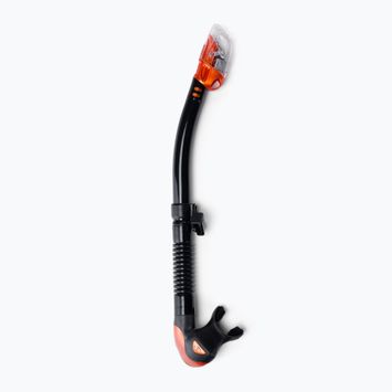 Трубка для дайвінгу TUSA Hyperdry Elite 2 Snorkel чорно-оранжева SP-0101