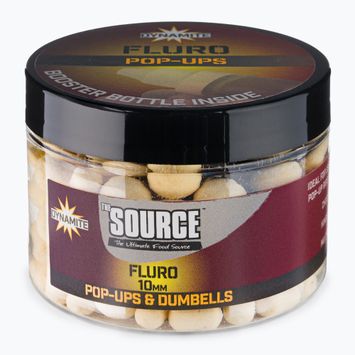 Бойли плаваючі коропові Dynamite Baits The Source Fluoro Pop Up білі