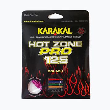 Струна для сквошу Karakal Hot Zone Pro 125 11 м pink/black