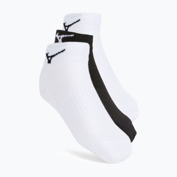 Шкарпетки тенісні Mizuno Training Mid 3P білі/чорні 67XUU95099