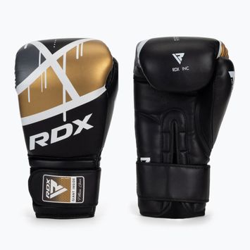 Рукавиці боксерські RDX BGR-F7 чорно-золоті BGR-F7BGL