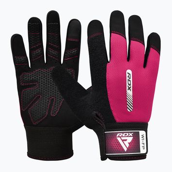 Рукавички для тренувань RDX W1F Full Finger pink