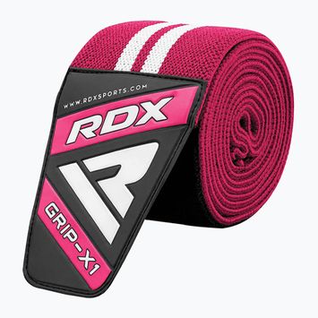 Наколінники RDX Weightlifting Gym Knee Wrap pink