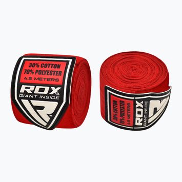 Бинти боксерські RDX Hand Wraps Plus red