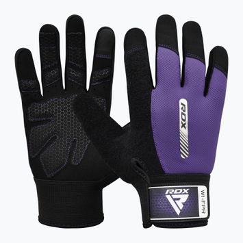 Рукавички тренувальні RDX W1F Full Finger purple
